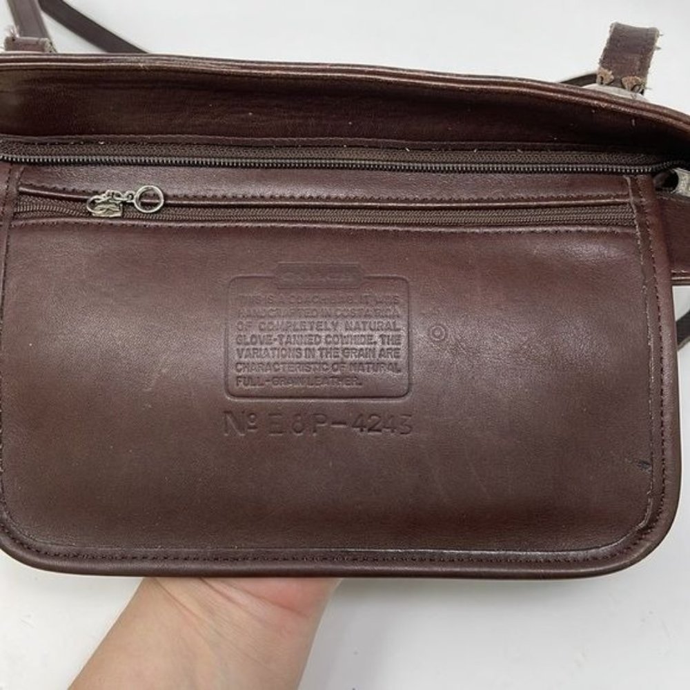 Coach Brown Leather Shoulder Bag - Picture 12 of 14
